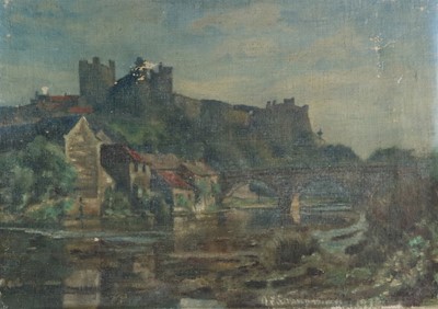 Lot 234 - Four 20th Century works including Richmond Castle