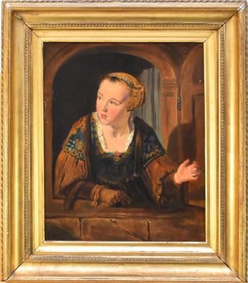 Lot 240 - After Jan Victors (1619-1676) Young Woman at a Window