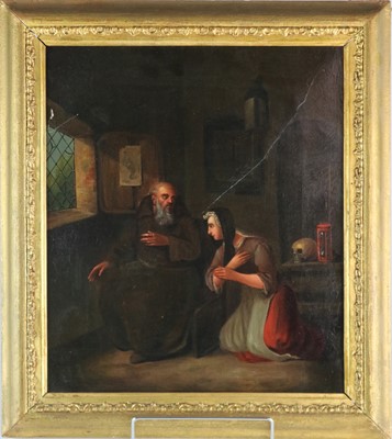 Lot 118 - British School (19th Century) Woman Confessing