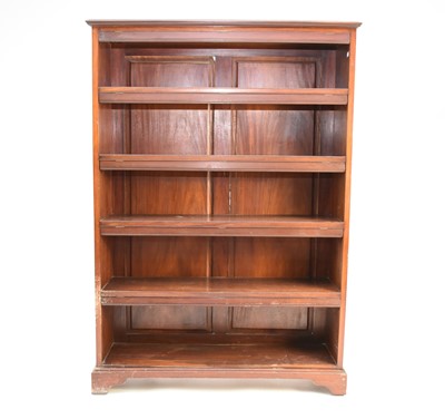 Lot 427 - An inter-war period mahogany open bookcase