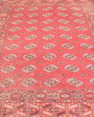 Lot 455 - A Bokhara pattern carpet, 20th century