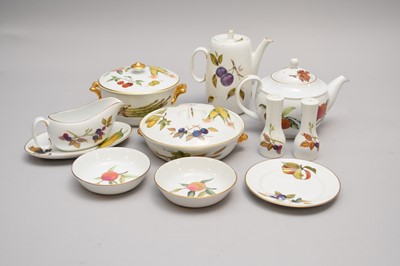 Lot 243 - Royal Worcester Evesham and Evesham Vale tableware