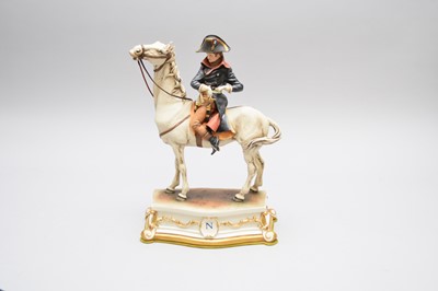 Lot 252 - Capodimonte figure of Napoleon