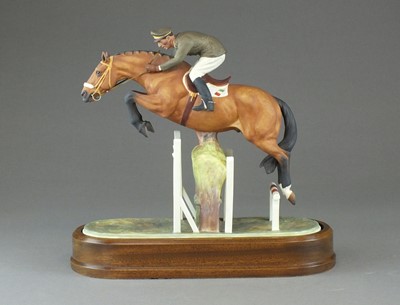 Lot 307 - A Royal Worcester model of Merano and Cap Raimondo d'Inzeo