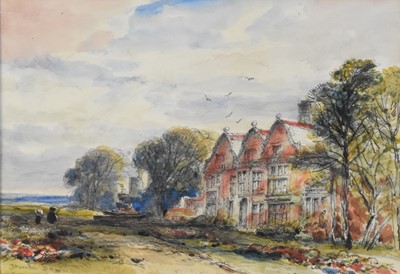 Lot 155 - James Orrock RI (Scottish 1829-1913) Thornton Manor, The Wirral