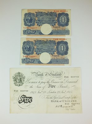 Lot 224 - Three banknotes