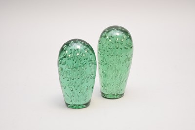 Lot 232 - A pair of Victorian glass dumps