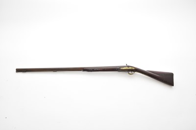 Lot 413 - 19th century percussion sporting gun