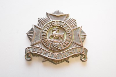 Lot 276 - An unusual Bronze Bedfordshire Regiment plaque,...