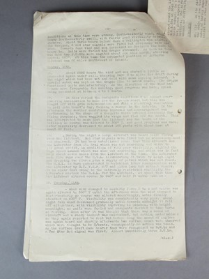Lot 20 - WW2 RAF Air/Sea Rescue report regarding the ditching of Mosquito H.J. 660
