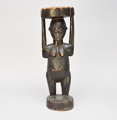 Lot 297 - A West African Senufo Ivory Coast carved female figure