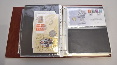 Lot 85 - An album of ten commemorative coin covers