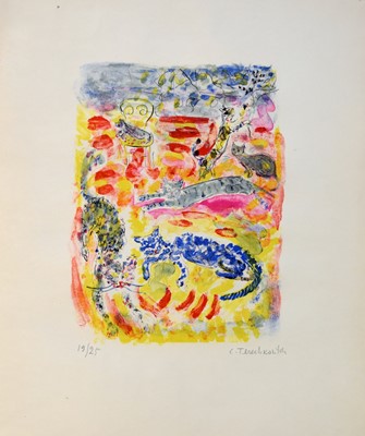 Lot 410 - Constantin Andréevitch Terechkovitch (Russian 1902-1978) La Treille Muscate Lithographs