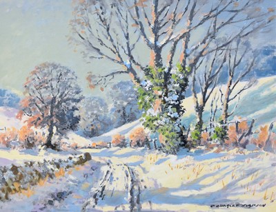 Lot 122 - Two Winter Scenes including Ken Ferguson (Scottish Contemporary