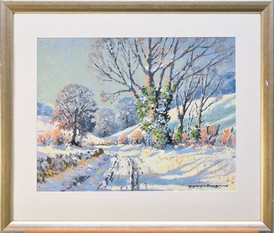 Lot 122 - Two Winter Scenes including Ken Ferguson (Scottish Contemporary