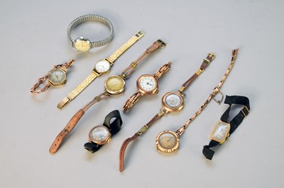 Lot 329 - A collection of wristwatches