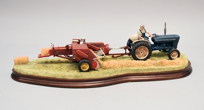 Lot 379 - Border Fine Arts - 'Hay Baling'