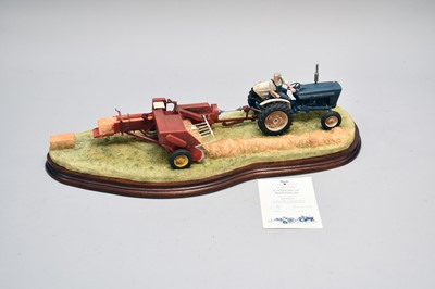 Lot 379 - Border Fine Arts - 'Hay Baling'