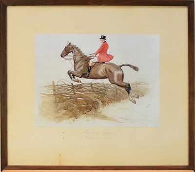 Lot 193 - After Cecil Aldin (1870-1935) Two Hunting Prints