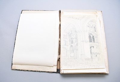 Lot 251 - Philip John Thornhill (1875-1903) A Folio of Architectural Drawings