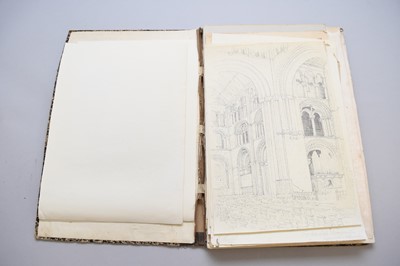 Lot 251 - Philip John Thornhill (1875-1903) A Folio of Architectural Drawings