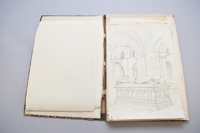 Lot 251 - Philip John Thornhill (1875-1903) A Folio of Architectural Drawings