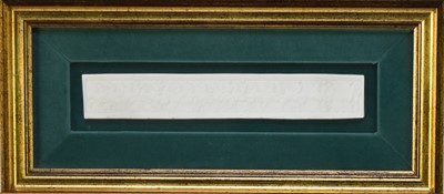 Lot 423 - After John Henning (1771-1851), a set of plaster plaques of the Parthenon frieze