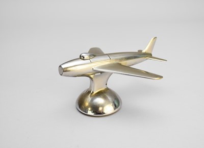 Lot 430 - A Dunhill 'Sabre' jet plane table lighter