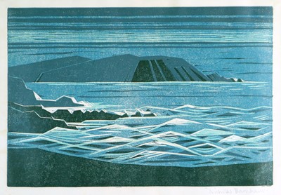 Lot 119 - Nicholas Barnham (Scottish b.1939) Two Linocuts