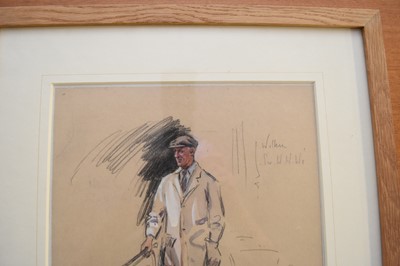 Lot 257 - Peter Biegel (British, 1913-1987), huntsman Wilkin and hounds, watercolour