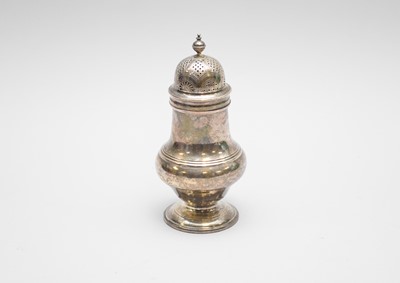 Lot 293 - A Victorian silver sugar caster