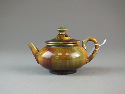 Lot 4 - Scottish Dunmore pottery toy teapot and cover, circa 1870