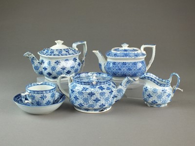 Lot 6 - A group of child's teawares including Spode, circa 1820-30s