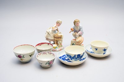 Lot 361 - Caughley tea bowls and saucers and other ceramics