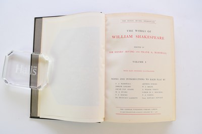Lot 37 - SHAKESPEARE, William. Works. Edited by Sir Henry Irving and Frank A Marshall.  14 vols.  Gresham Publishing Co.