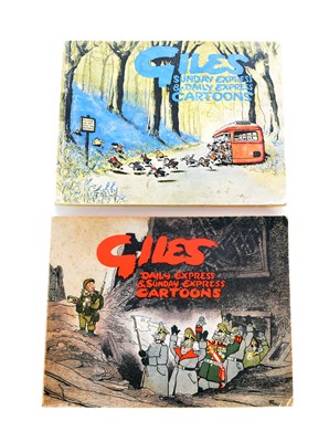 Lot 17 - GILES, Carl, Giles Annuals, 1st, 2nd and 3rd series not price - clipped, no inscriptions.