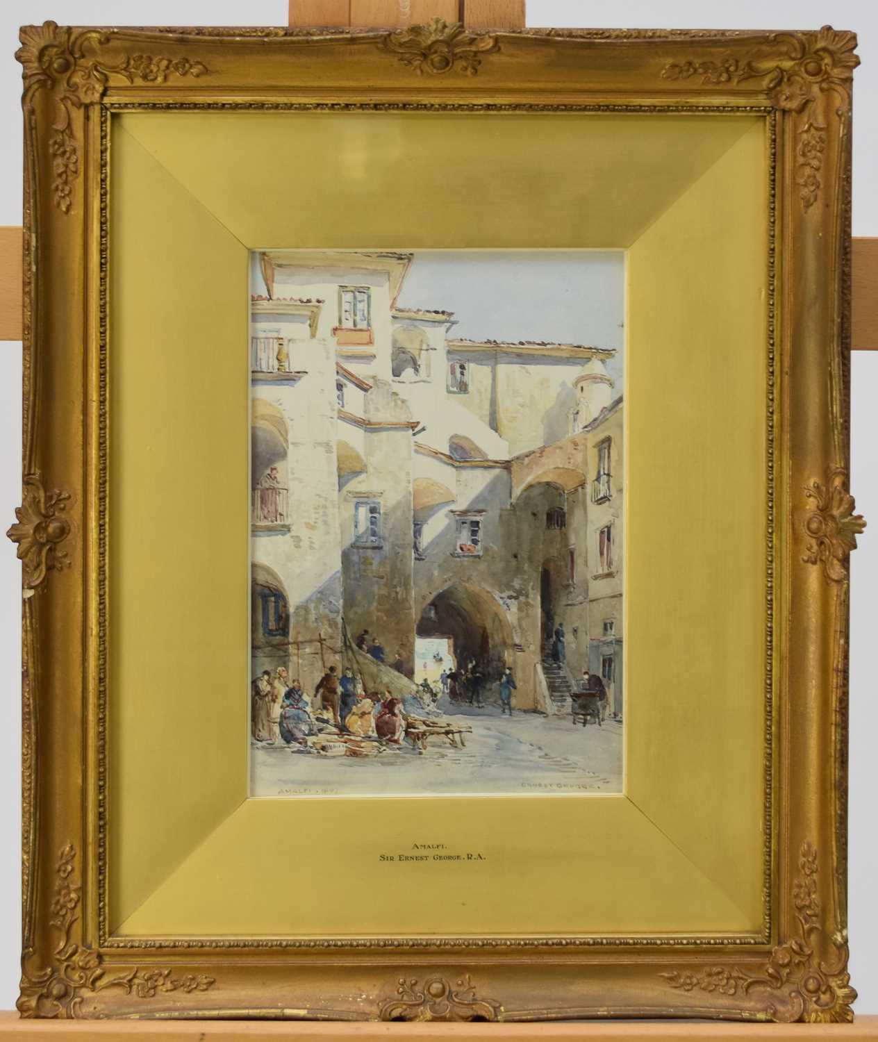 Lot 137 - Ernest George RA (British 1839-1922) Amalfi