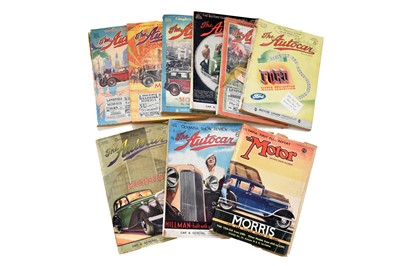 Lot 103 - THE AUTOCAR, 8 issues including Olympia Show issues