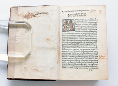 Lot 100 - PLATINA, Bartholomaeus Sacchi de