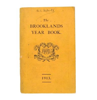 Lot 106 - BROOKLANDS YEAR  BOOK, 1913, Second year of publication.