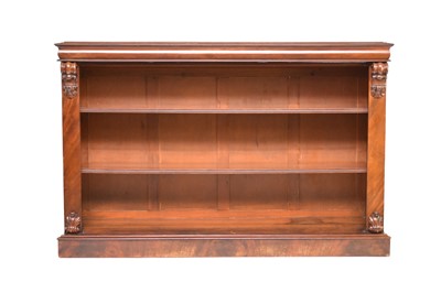 Lot 346 - A Victorian mahogany open bookcase