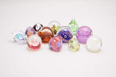 Lot 355 - Twelve Caithness glass paperweights