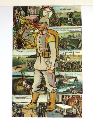 Lot 149 - A rare set of ten First World War German puzzle postcards