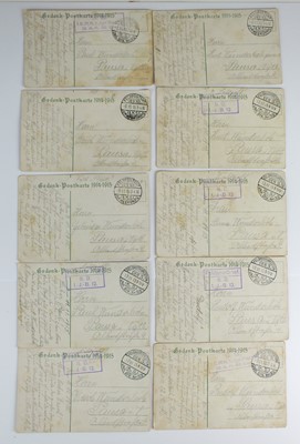Lot 149 - A rare set of ten First World War German puzzle postcards