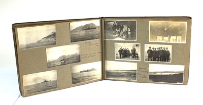 Lot 2 - An inter-war period Royal Naval interest photograph album.
