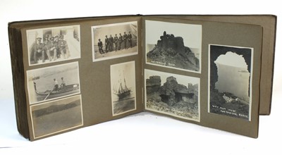 Lot 2 - An inter-war period Royal Naval interest photograph album.