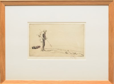 Lot 229 - George Soper RA (British 1870-1942) Woodgatherers and Southdown Shepherd