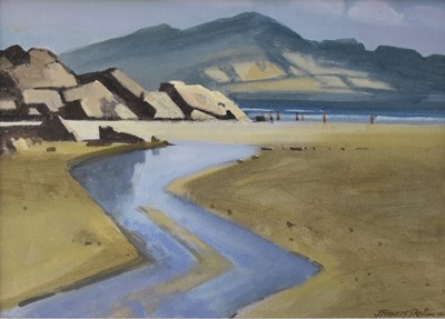 Lot 97 - John Francis Skelton (Irish 20th-21st Century) Sunlit Strand, County Donegal