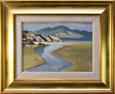 Lot 97 - John Francis Skelton (Irish 20th-21st Century) Sunlit Strand, County Donegal