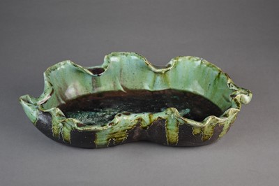 Lot 607 - A Chinese glazed stoneware bowl, 20th century